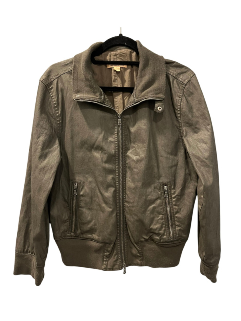 John Varvatos Star USA Men's Stretch Cotton Bomber Jacket Size Small Casual